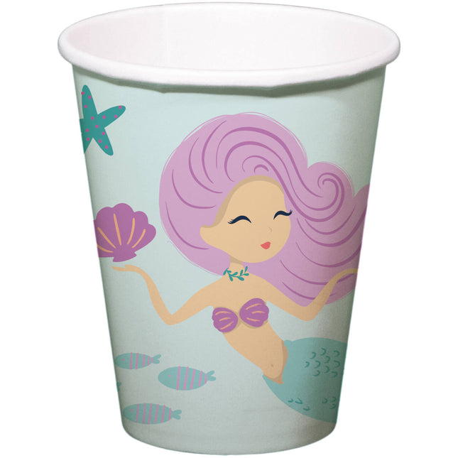 Gobelets Mermaid 250ml 8pcs