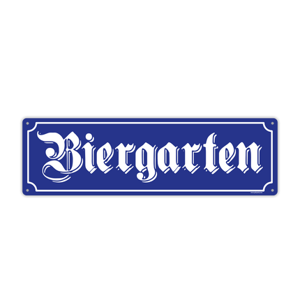 Plaque de porte Oktoberfest Biergarten 48cm