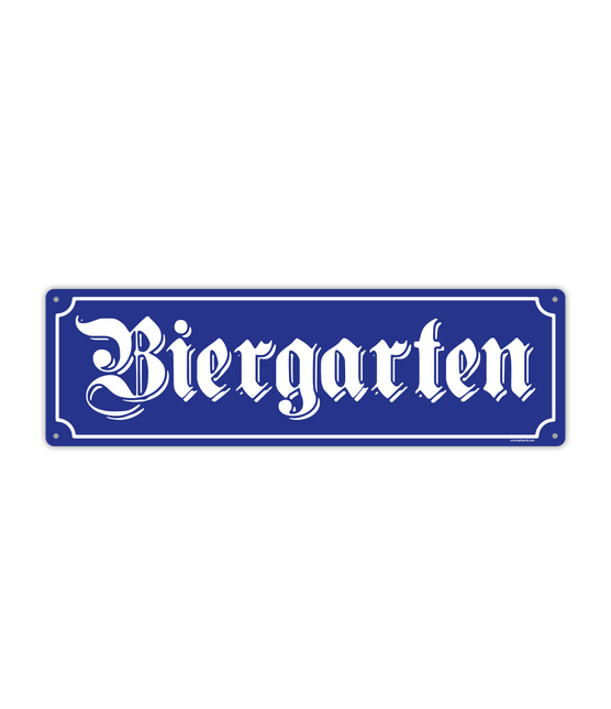 Plaque de porte Oktoberfest Biergarten 48cm
