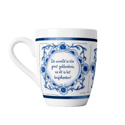 Mug bleu Delft - Madhouse