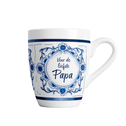 Tasse bleue Delft - Papa