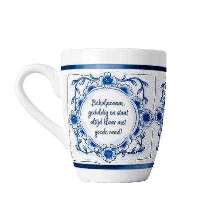 Tasse bleue Delft - Papa