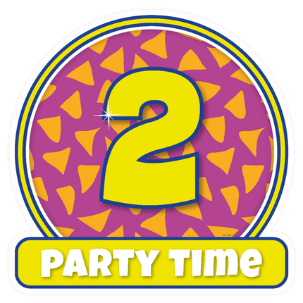 Deurbord 2 Jaar Gekleurd 50cm van Paper Dreams koop je bij Partywinkel