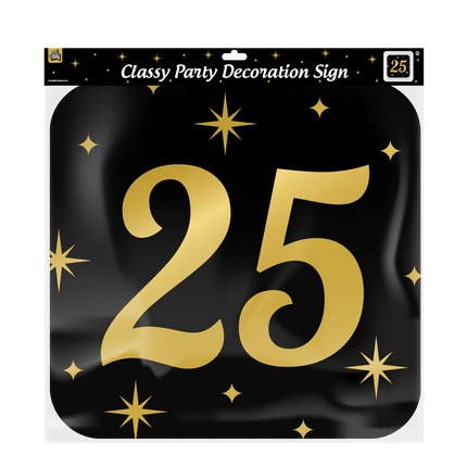 Deurbord 25 Jaar 50cm van Paper Dreams koop je bij Partywinkel