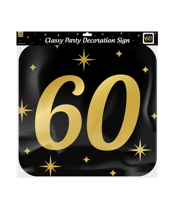 Deurbord 60 Jaar 50cm van Paper Dreams koop je bij Partywinkel