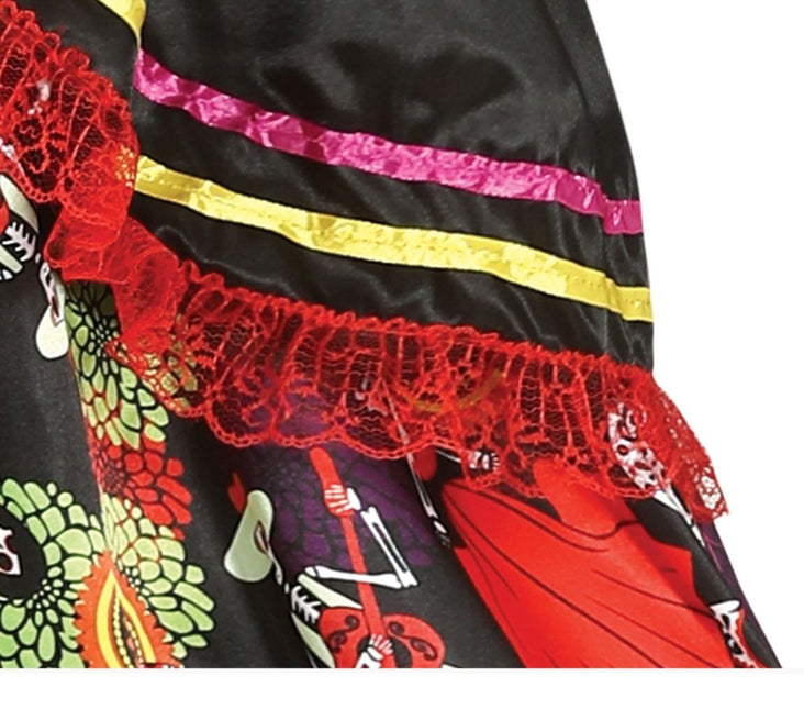 Dia De Los Muertos Jurk Dames van Fiestas Guirca koop je bij Partywinkel