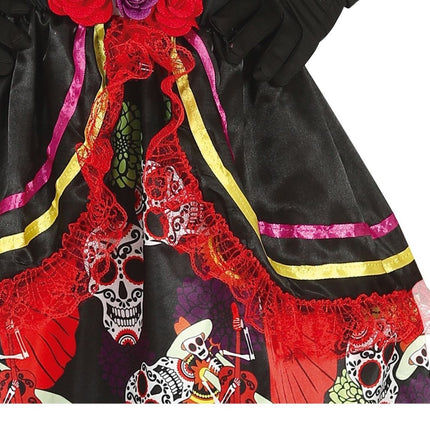 Dia De Los Muertos Kostuum Meisje Bloem van Fiestas Guirca koop je bij Partywinkel