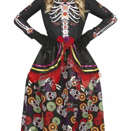Dia De Los Muertos Kostuum Meisje Bloem van Fiestas Guirca koop je bij Partywinkel