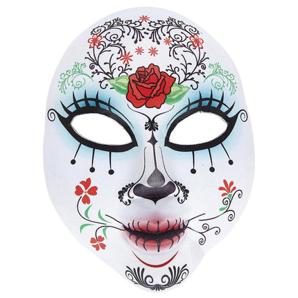 Dia De Los Muertos Masker Gekleurd van Widmann koop je bij Partywinkel