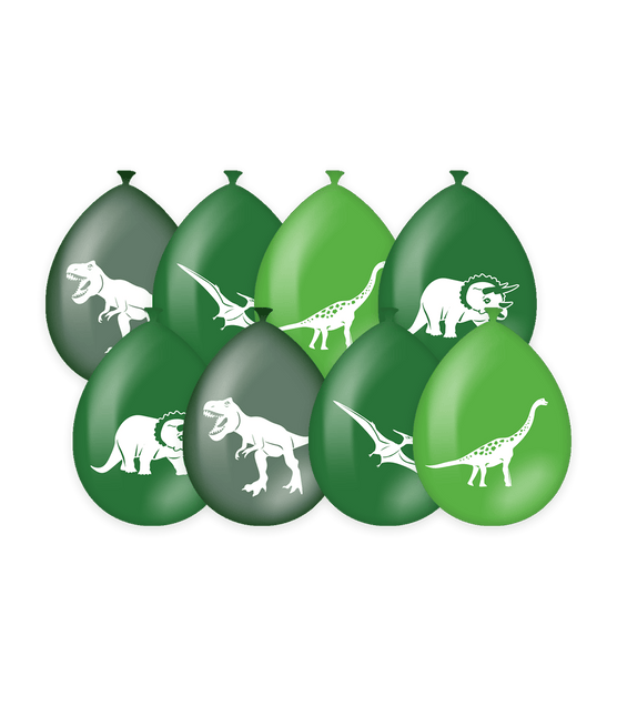 Dino Ballonnen 30cm 8st van Paper Dreams koop je bij Partywinkel