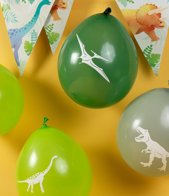 Dino Ballonnen 30cm 8st van Paper Dreams koop je bij Partywinkel