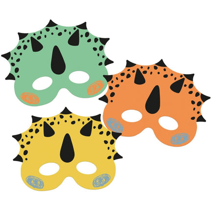 Dino Maskers Roars 6st van Folat koop je bij Partywinkel