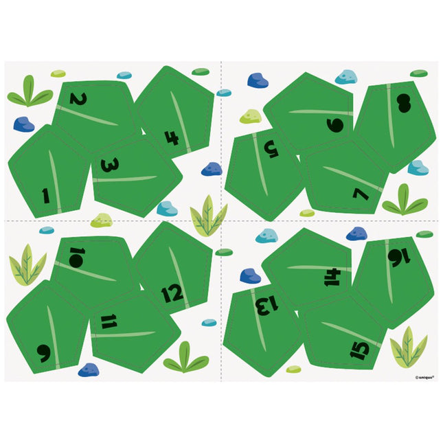 Dino Spel 18 delig van Unique koop je bij Partywinkel