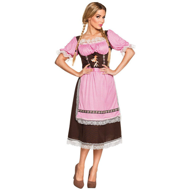 Dirndl Jurk Oktoberfest Lang van Boland koop je bij Partywinkel