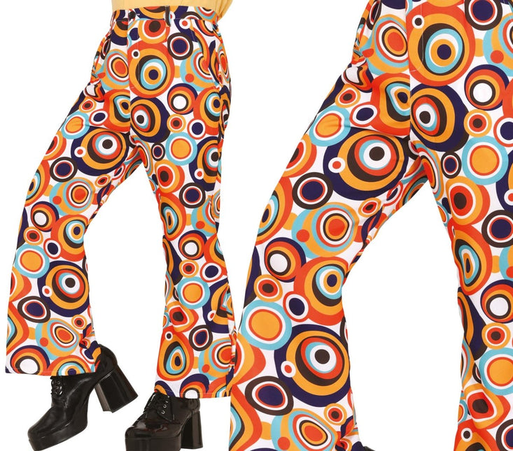 Disco 70S Broek Dames Rond - Partywinkel - 8434077271513