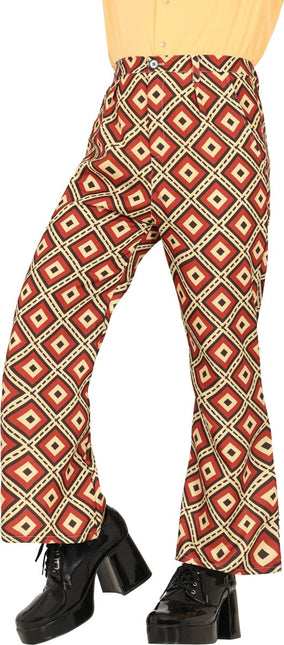 Disco 70S Broek Gekleurd Dames - Partywinkel - 8434077271551