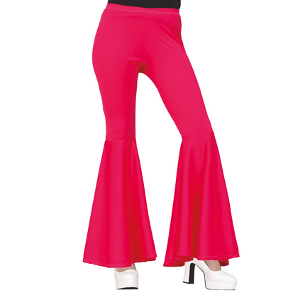 Disco 70S Broek Roze Dames van Fiestas Guirca koop je bij Partywinkel