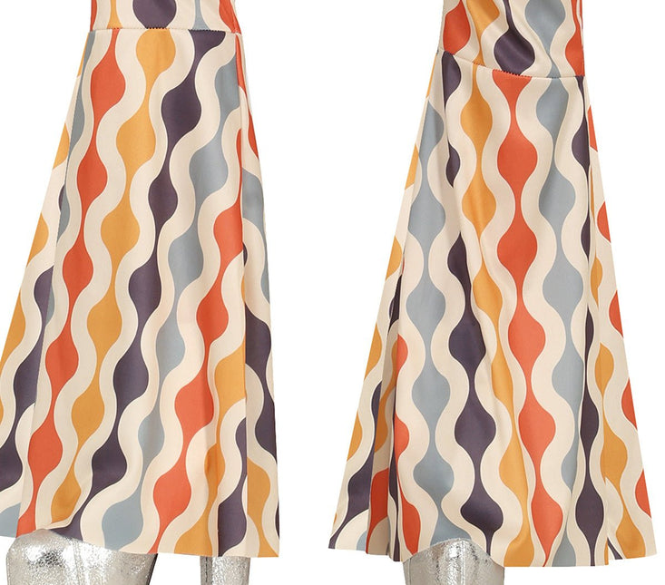 Disco 70S Jumpsuit Gekleurd Dames van Fiestas Guirca koop je bij Partywinkel