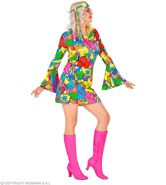 Disco 70S Jurk Dames - Partywinkel - 8003558487691