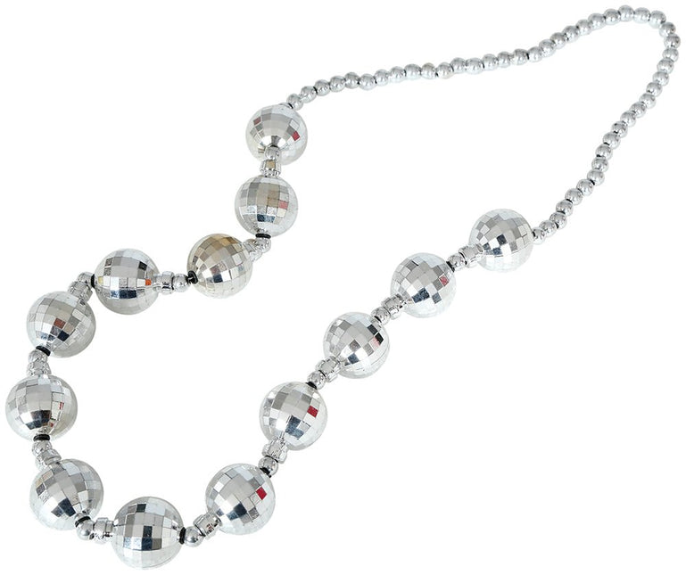 Disco 70S Ketting Zilver - Partywinkel - 8434077168929