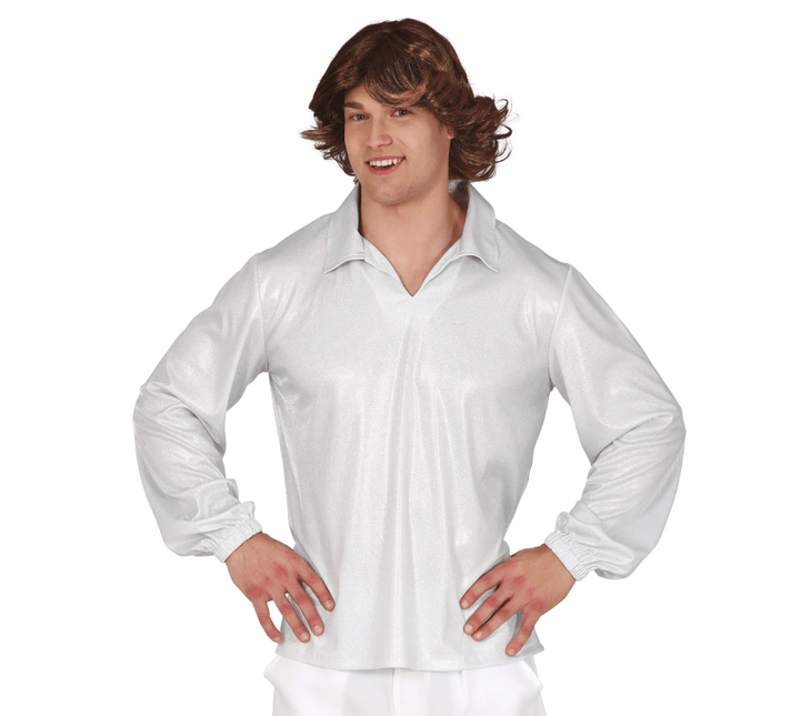 Disco Overhemd Zilver van Fiestas Guirca koop je bij Partywinkel