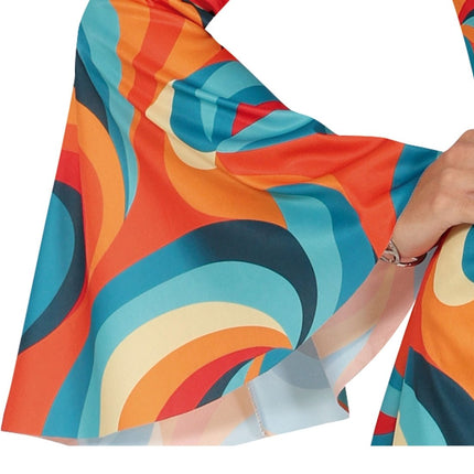 Disco Pak Blauw Oranje Dames - Partywinkel - 8434077860670
