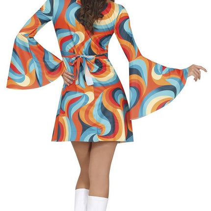 Disco Pak Blauw Oranje Dames - Partywinkel - 8434077860670