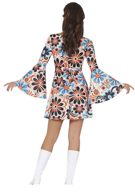 Disco Pak Blauw Wit Creme Dames - Partywinkel - 8434077860717