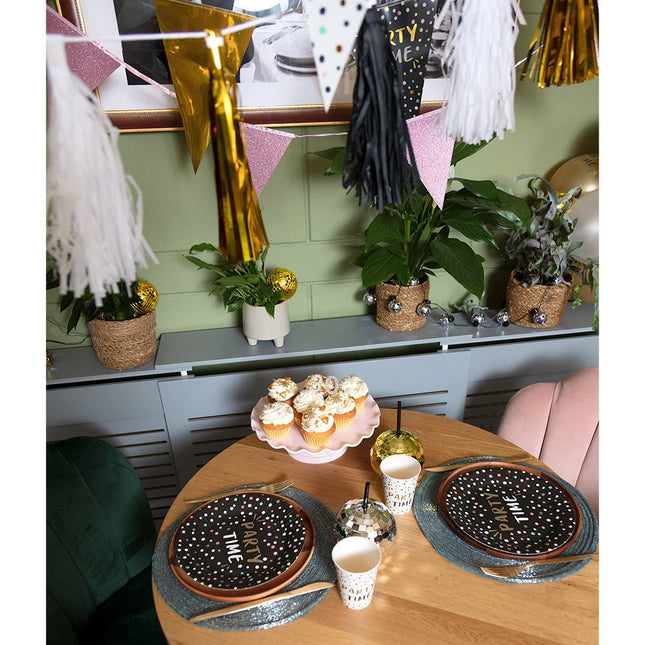 Disco Zilveren bekers Met Rietje van Boland koop je bij Partywinkel