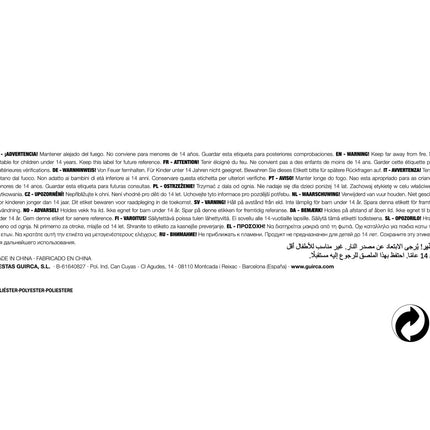 Discobal Goud Brandvertragend 20cm van Fiestas Guirca koop je bij Partywinkel