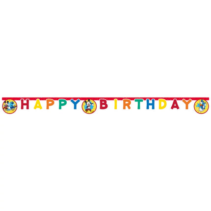 Guirlande de lettres Mickey Mouse Jump Into Fun 2m