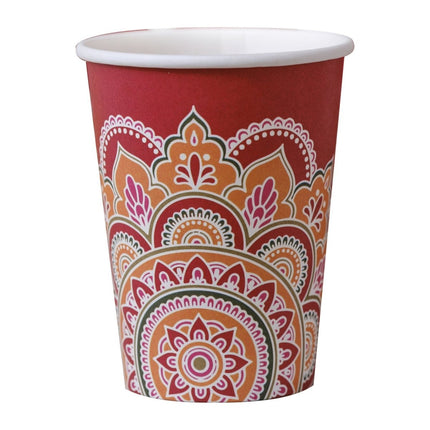 Diwali Bekers 266ml 8st van Ginger Ray koop je bij Partywinkel