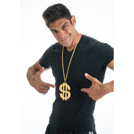 Dollar Ketting 1m 11x10cm van CHAKS koop je bij Partywinkel