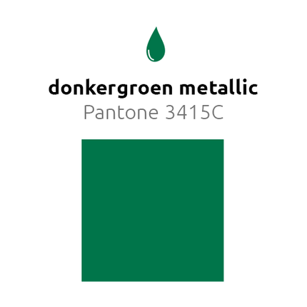 Donkergroene Ballonnen Metallic 25cm 10st van Balloonia koop je bij Partywinkel