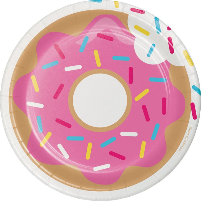 Donut Borden 18cm 8st van Creative Converting koop je bij Partywinkel