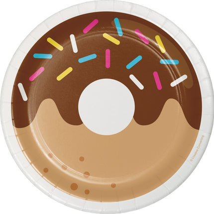 Donut Borden 18cm 8st van Creative Converting koop je bij Partywinkel