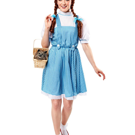 Dorothy Costume Ados Bleu Blanc Filles