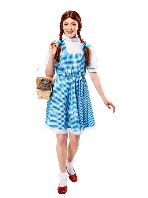 Dorothy Costume Ados Bleu Blanc Filles