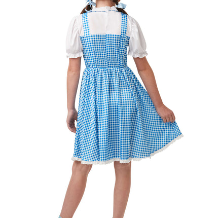 Dorothy Robe Bleu Blanc Filles Adolescentes