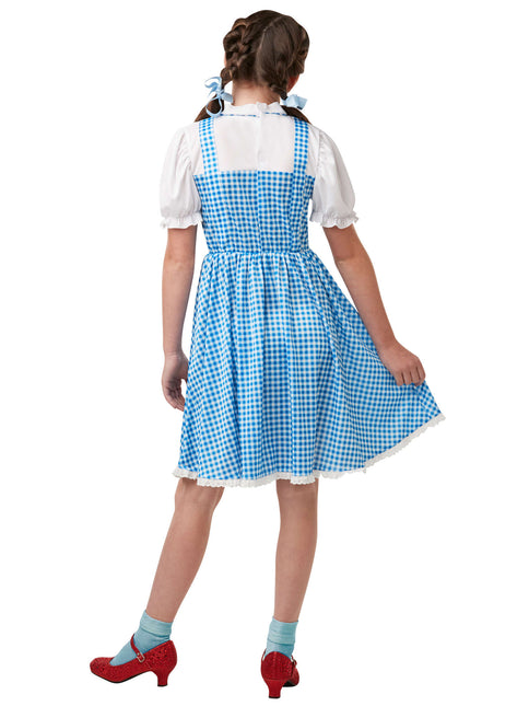 Dorothy Robe Bleu Blanc Filles Adolescentes