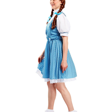 Dorothy Costume Ados Bleu Blanc Filles