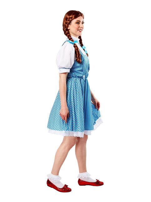 Dorothy Costume Ados Bleu Blanc Filles