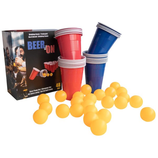 Drankspel Beerpong Set 48 delig van Riethmueller koop je bij Partywinkel