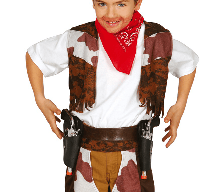 Dubbele Holster 2 Pistolen van Fiestas Guirca koop je bij Partywinkel