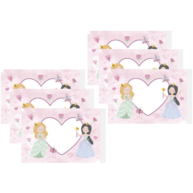 Autocollants Princesses Bubble Blower 6pcs
