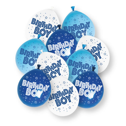 10ct Garçon d'anniversaire 9" Ballons en latex