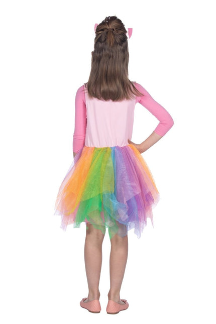 Eenhoorn jurkje met diadeem - Partywinkel - 8720059069941