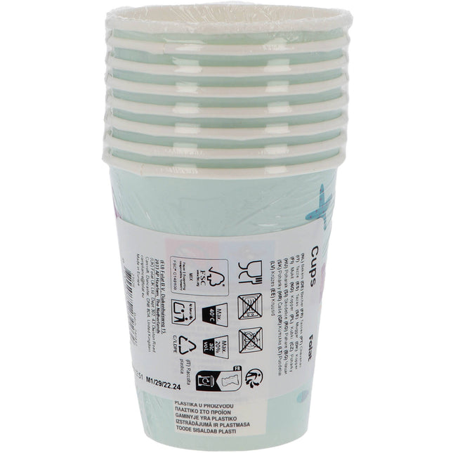 Gobelets Mermaid 250ml 8pcs