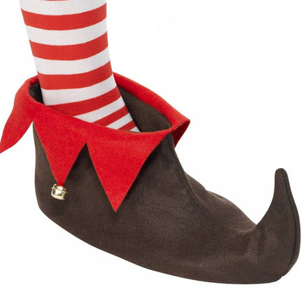 Elfen Schoenen Bruin 2st van Smiffys koop je bij Partywinkel
