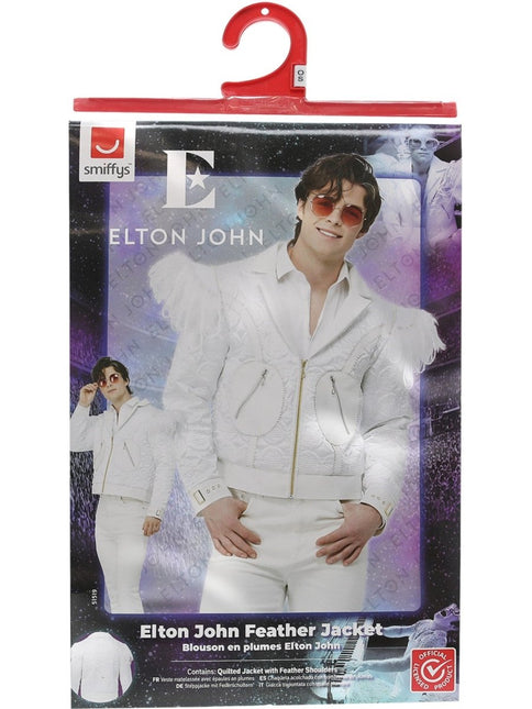 Elton John Feather Jas van Smiffys koop je bij Partywinkel